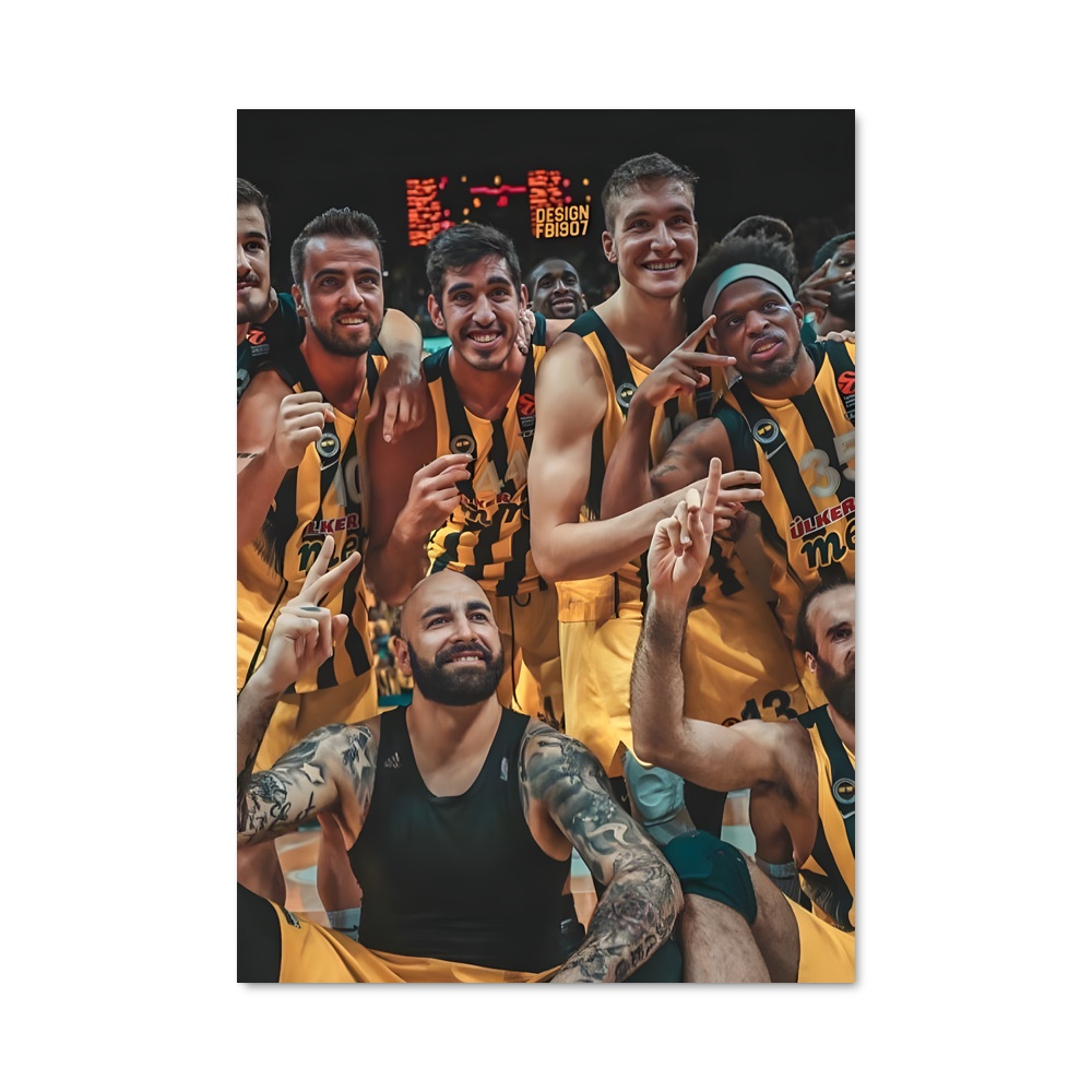 Poster Celebration Dorée